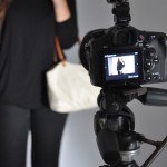 Making Off Photoshoot BenchBags camera with de parchment taleguita