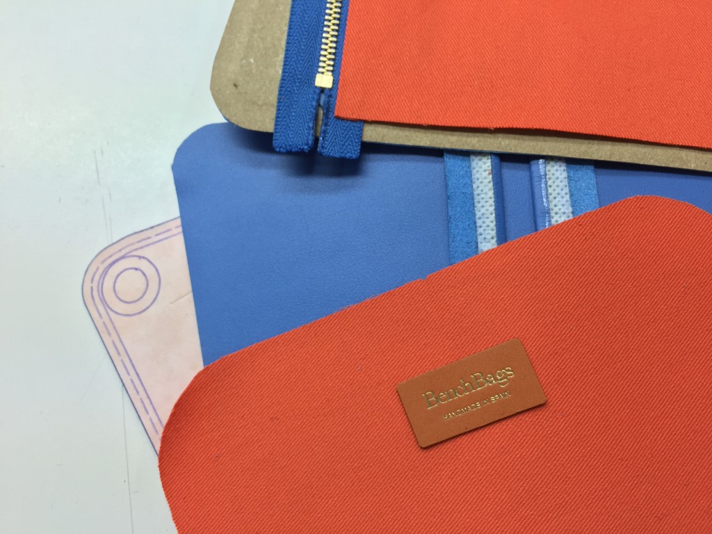 A day at the factory - sky crossbody bag - BenchBags 4
